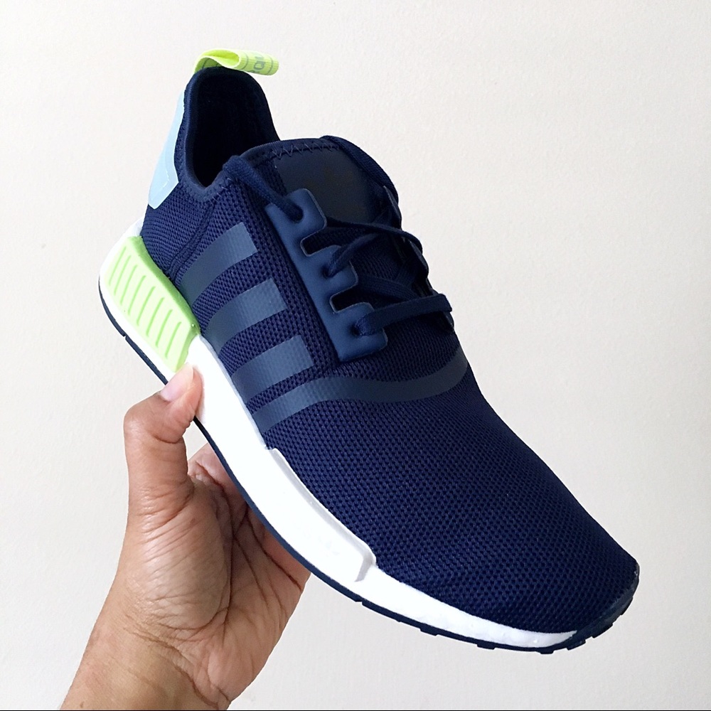 Adidas NMD R1 Navy Blue - Picture 3 of 8